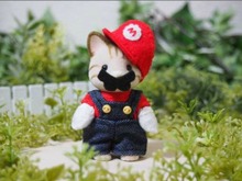 「マリオの服」をシルバニアサイズで自作…その可愛さ、ハイスコア級! 画像