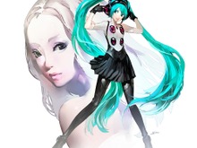 アトラス副島成記による、初音ミク×安室奈美恵コラボイラスト公開 画像