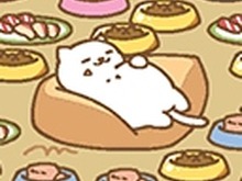 『ねこあつめ』のスマホ用きせかえテーマ登場、デザインは「まんぞくさん」 画像
