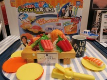 【東京おもちゃショー2015】とっても美味しそうだったタカラトミーアーツブースにはチョコバナナマシンや回転寿司キットが 画像