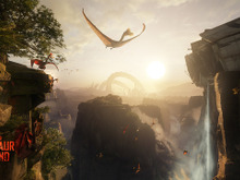【E3 2015】あまりにリアルな体験に立体視であることも忘れる!? Crytekが作ったVRゲーム『Back to Dinosaur Island 2』を体験 画像