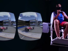 ゲームに合わせて360度動く“VR体験連動”チェアー「MMOne」まもなくお披露目 画像