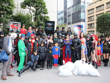 【レポート】バットマン、スーパーマン、DCヒーローがハロウィン“ゴミ拾い”パレード 画像