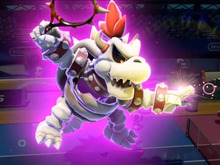 Wii U『マリオテニス ウルトラスマッシュ』ほねクッパ&クッパJr.紹介映像が公開 画像