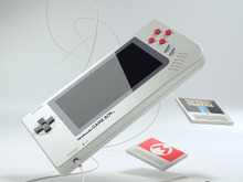“もしゲームボーイが次世代ゲーム機になったら”がテーマのデザインコンセプト「GAME BOY 1up」 画像