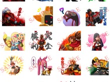 ゲーム内ドットを使用した『ブレイブルー』LINEスタンプ第3弾の配信開始 画像