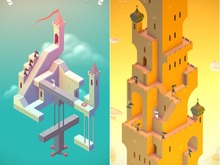 アップルデザイン2014受賞作品『Monument Valley』iOS版が無料配信 ― 錯視絵的パズルゲー 画像