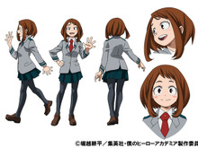 「僕のヒーローアカデミア」 麗日お茶子&飯田天哉のキャラクターデザイン公開 画像