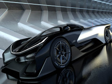 SF映画に出てきそうな近未来電気自動車「FF ZERO1」コンセプト公開 画像