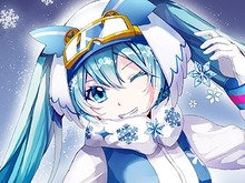 初音ミクのARアプリ配信開始、スマホで「雪ミク」のダンスや写真撮影が楽しめる 画像