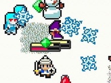 8Bit風アクション『魔女と勇者II』3DS版は2月17日配信、「ちびゆうしゃ」と「ちびまじょ」の冒険が今再び！ 画像