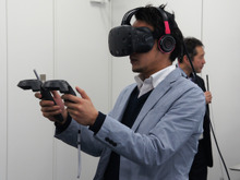 【レポート】VR空間を歩く魅力は格別!「HTC Vive」体感&インタビュー 画像