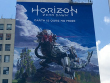 LAに『Horizon Zero Dawn』巨大ポスター登場！キャッチコピーは「地球はもう私たちのものではない」 画像