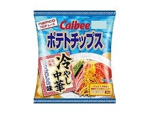 ナムコ×カルビーによる「ポテトチップス 冷やし中華はじめました味」誕生!冷やし中華に合う「紅生姜コーラ」も 画像
