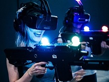 ジョイポリスの“実際に歩ける”VRアトラクションは7月23日オープン!ゾンビから拠点を守るリアルFPS 画像