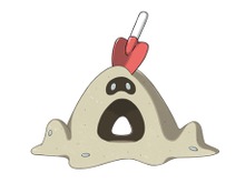 『ポケモン サン・ムーン』またもや恐怖のポケモンが登場…怨念が砂に宿り人の生気を吸う「スナバァ」とは 画像