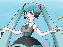 “手塚治虫タッチの初音ミク”公式イラストが公開！手塚アニメ楽曲の初CD化も決定 画像