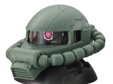 カプセルレスなガシャポン! 約100mmの「ザクヘッド」ディスプレイがワンコインで登場 画像