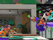 『スプラトゥーン2』新ステージ「フジツボスポーツクラブ」発表、トレーニングジムでもインクだらけのバトル！ 画像