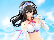 「デレマス」よりスタイル抜群な「鷺沢文香」水着フィギュアが登場、“紺碧の境界”衣装で立体化 画像
