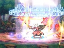 『蒼空のリベラシオン』×『シャイニング・ブレイド』コラボユニットのバトル画面公開 画像