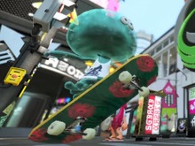『スプラトゥーン2』クラゲはスケボーがうまい！？街中の1シーンが公開 画像