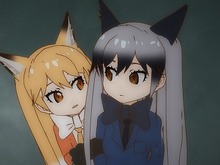 「けものフレンズ」のケロリン桶が登場! ジャパリパークの温泉管理人・キタキツネとギンギツネが彩る 画像