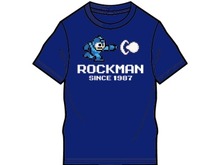 8bitドットのロックマンTシャツが「しまむら」に登場!チャージショットを放つロックマンをデザイン 画像