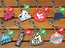 『スプラトゥーン2』ブランドロゴのイカしたラバーキーホルダーが9月発売 画像