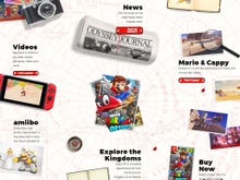 『スーパーマリオオデッセイ』北米版公式サイトが面白い!―ワールドマップを探検できる冒険心くすぐる作りに 画像