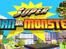 人類vs怪獣を描く8-bit風3Dアクション『Super Man Or Monster』がSteamで配信 画像