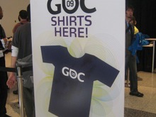 【GDC 2009】実は太っ腹!? GDC特製Tシャツ無料配布中 画像