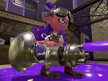 『スプラトゥーン2』チャージキープ可能なスピナー「ノーチラス47」と泡を飛ばす「オーバーフロッシャー」が発表! 画像