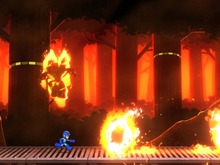 『ロックマン11』新たなボスは炎の拳法家「トーチマン」!火炎渦巻く灼熱のステージは危険満載 画像