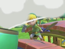 『スマブラSP』剣を振るだけでも可愛い「トゥーンリンク」! 素早く立ち回り、トライフォースで華麗にフィニッシュ 画像