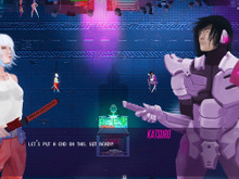 女サムライが刀でヤクザをぶった斬るサイバーパンクACT『AKANE』Steam配信開始! 画像