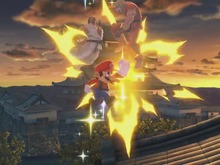 『スマブラSP』リュウとケンが昇竜拳・・・をふっとばすマリオ! 新CM「ふっとばし連鎖篇」を一挙3本公開 画像
