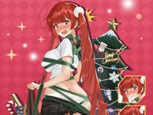 『アズールレーン』軽巡洋艦「ホノルル」の新衣装「プレゼント・ファイアレッド」が公開―クリスマス衣装続々紹介中！ 画像