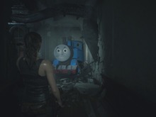『バイオハザード RE:2』タイラントを「きかんしゃトーマス」にする謎Mod登場ーきけんじゃトーマス 画像