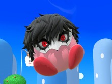 『スマブラSP』「ジョーカー」をコピーした「カービィ」は、スタイリッシュ？ それともキュート？ 凛々しい眼差しに心を盗まれそう！ 画像