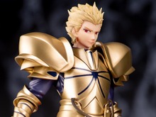 「Fate/EXTELLA」ギルガメッシュ、宝具“乖離剣エア”を片手にフィギュア化! 威風堂々とした佇まいに注目 画像