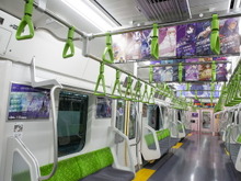 『FGO』本日8月1日よりJR山手線車両をジャック!4周年の歩みを伝える装飾が車内各所に施される 画像