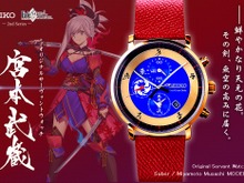 『FGO』×「Seiko」コラボのサーヴァントウォッチに「セイバー/宮本武蔵モデル」が登場! 長針・短針を“二刀流”で表現 画像