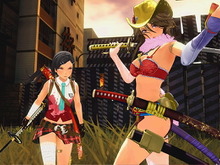 血みどろ剣戟アクション『お姉チャンバラORIGIN』12月5日発売決定!「彩」&「咲」の新衣装イラストも公開 画像