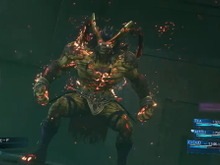 『FF7 リメイク』TGS2019ステージイベントのアーカイブ映像公開!召喚獣「イフリート」を用いた「アプス」戦が繰り広げられる 画像