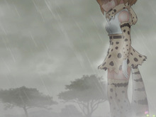『けものフレンズ３』雨の中、ひとり佇むサーバル…今までの賑やかな映像とは一味ちがう、ちょっぴりシリアスなテレビCM放送開始！ 画像