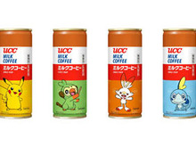 「ピカチュウ」「サルノリ」などをデザインした「ＵＣＣ ミルクコーヒー ポケモン缶」が数量限定で登場！ 画像