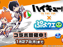 『ぷよクエ』x「ハイキュー!!」コラボを本日17日より開始!「日向 翔陽」など人気キャラクターが録りおろしのボイス付きで多数登場 画像