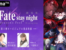 劇場版「Fate/stay night [Heaven's Feel]」III.spring song」最新キービジュアルを2月15日の特別番組で世界初公開！優先観覧者100名を募集中 画像