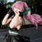 【コスプレ】背中越しの笑顔にドキッ！スラリと伸びた美脚も魅せる「巡音ルカ」の中国美女レイヤー【写真6枚】
